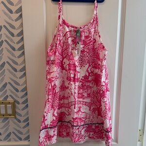 NWT Garden Party Luxe-Sateen Sleep Gown or Cover Up by Jaye’s Studio